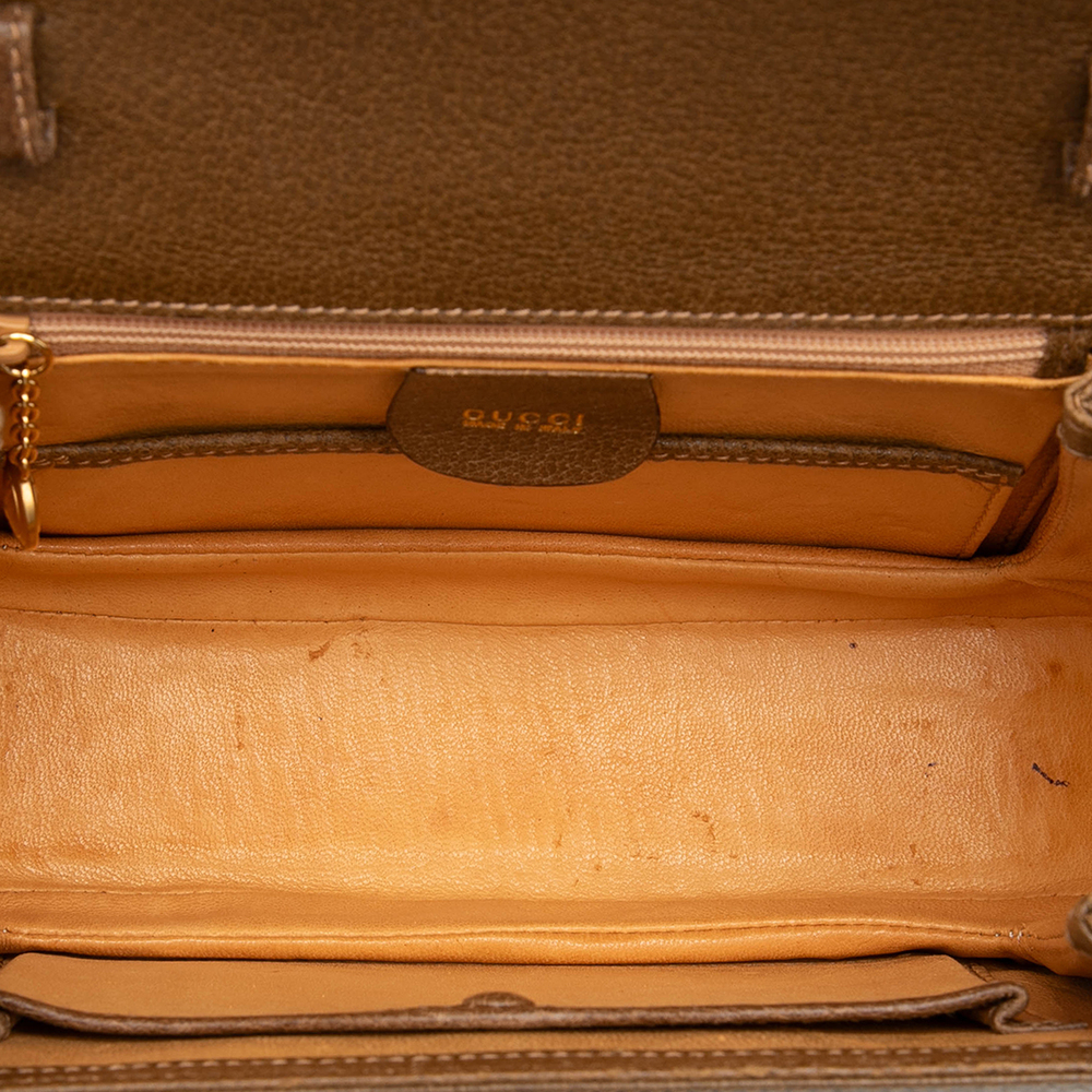 Pre-Loved Gucci Small Grained Calfskin Bamboo Night - Picture 4 of 7